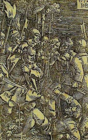 Бехам Ганс (Ханс) Зебальд (Beham Hans Sebald) . 1500-22.11.1550. Взятие Иисуса в Гефсиманском саду