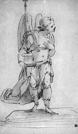 Камбиазо Лука. 1527-1585. Ангел со светильником