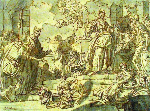 Солимена Франческо. 1657-1747. Юдифь с головой Олоферна